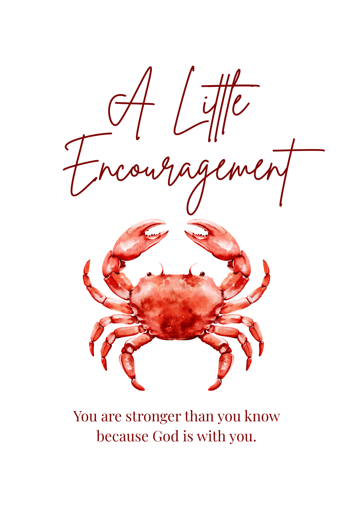A Little Encouragement
