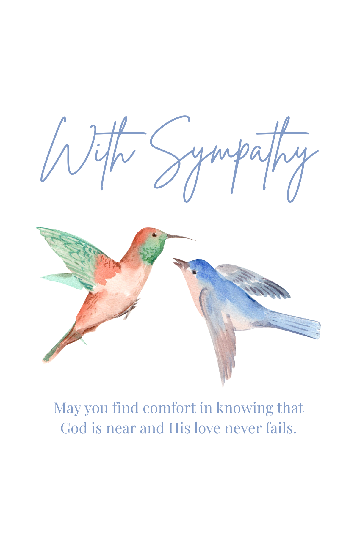 With Sympathy